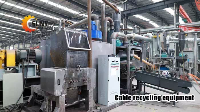 Cable recycling 

equipment