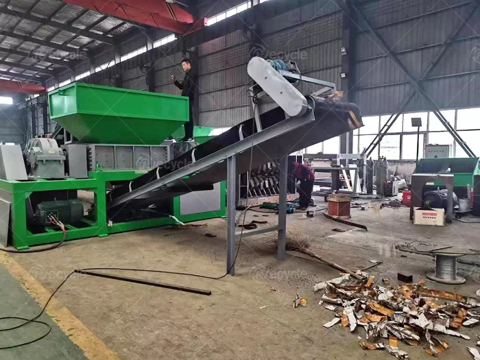 Double shaft shredder