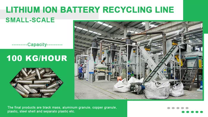 LITHIUM-ION BATTERY RECYCLING LINE
