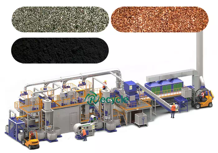 Lithium battery recycling equipment