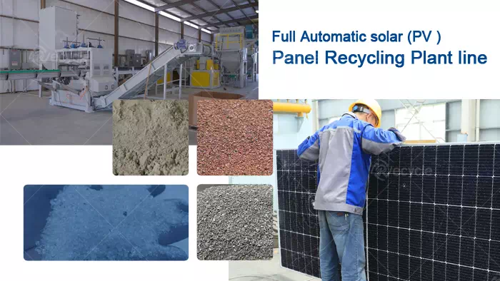 Full Automatic Solar (PV) Panel Recycling Plant Line