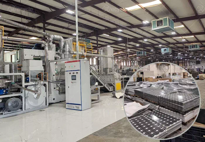 Solar panel recycling site for American customers
