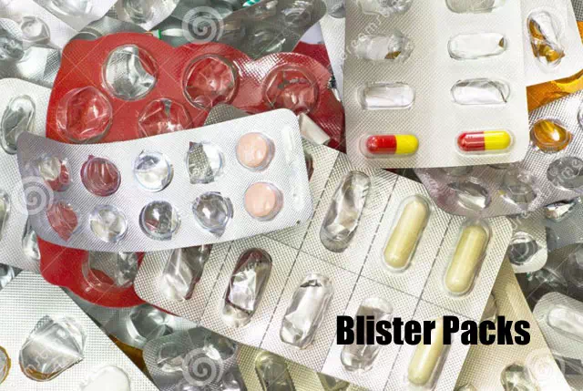 blister packs