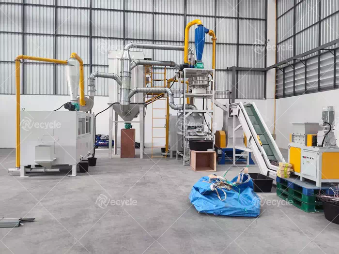 Circuit Board Recycling Equipment Site in Thailand