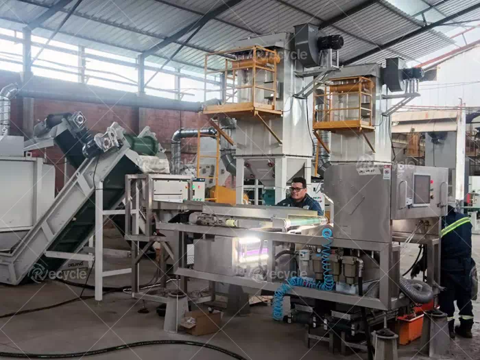 Colombia Waste Wire Recycling Equipment Customer Site