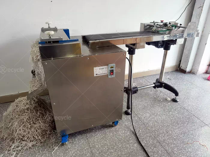 Crinkle paper filler making machine