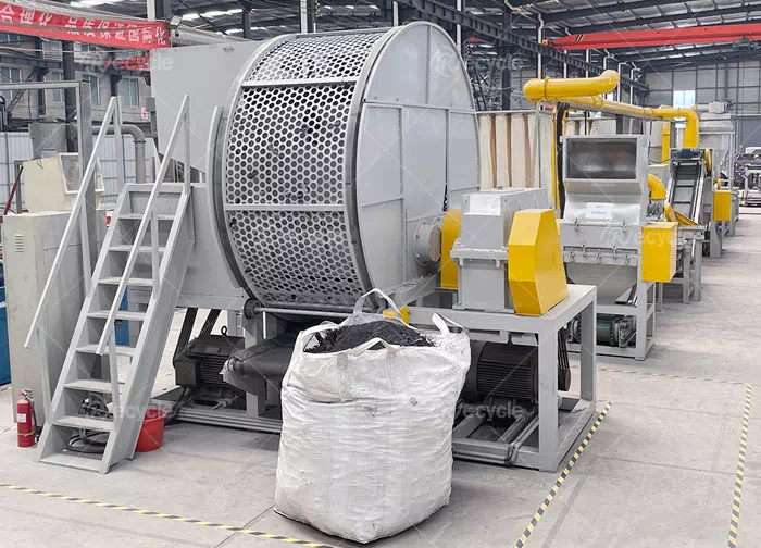 Fully Automated Tire Recycling Machine