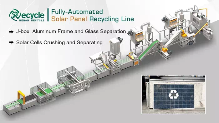 Fully Automatic Solar Panel Separation and Recycling Line