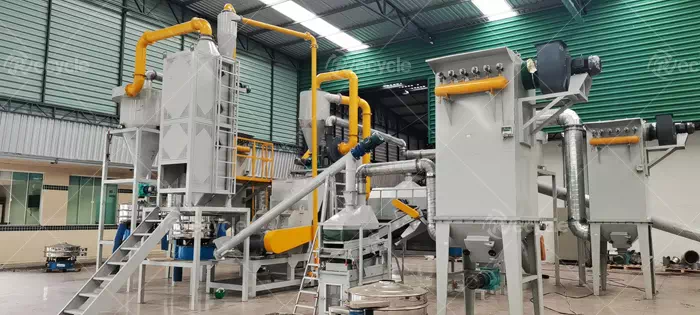 lithium battery recycling production line
