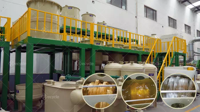 Machinery to Recovery Gold from Eletronic Garbage