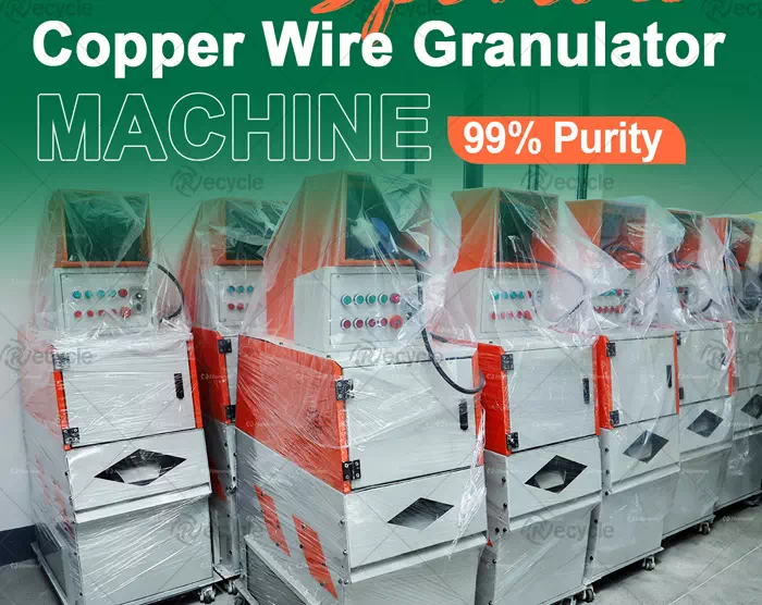 Mini Cooper Wire Granulator Recycling Machine