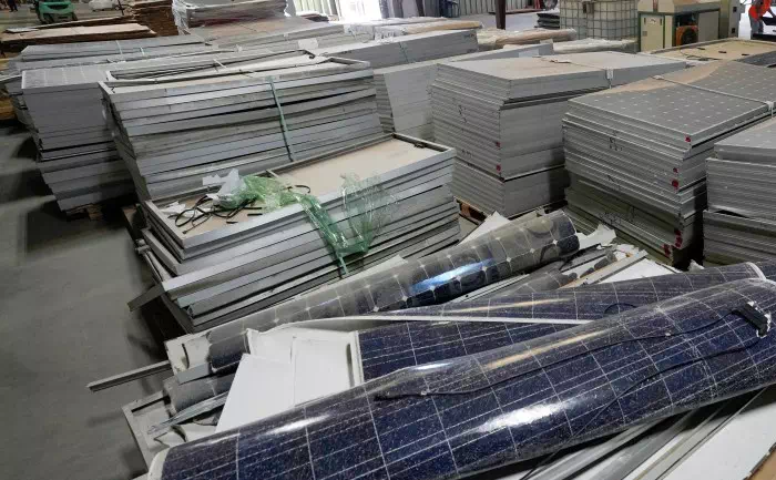 scrap solar panels