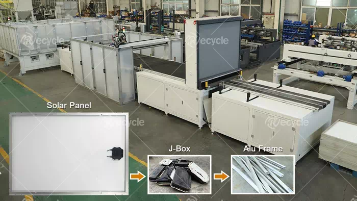 Solar PV Panels Aluminum Frame Remove Machine