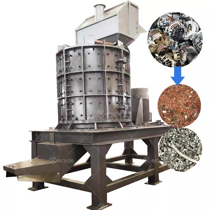 Vertical Metal Crusher Machine
