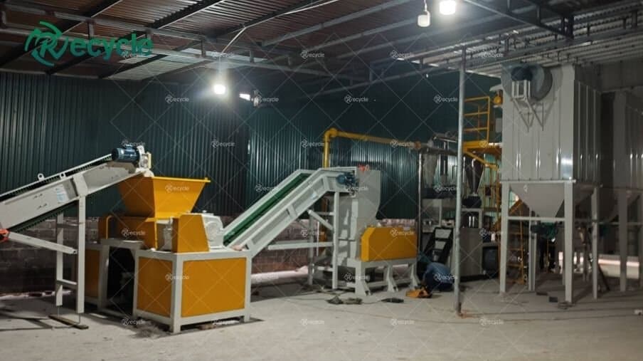 Waste PCB Board Recycling Machine Customer Site in···