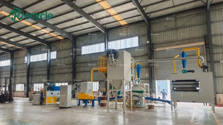 Copper Wire Recycling Machine In Japan Workshop