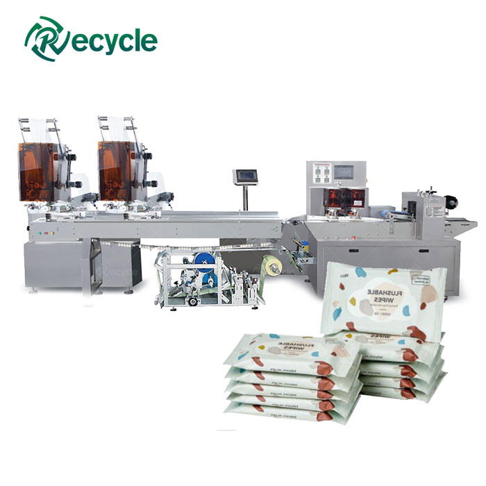 1-10pcspack Wet Wipes Producing Machine Video