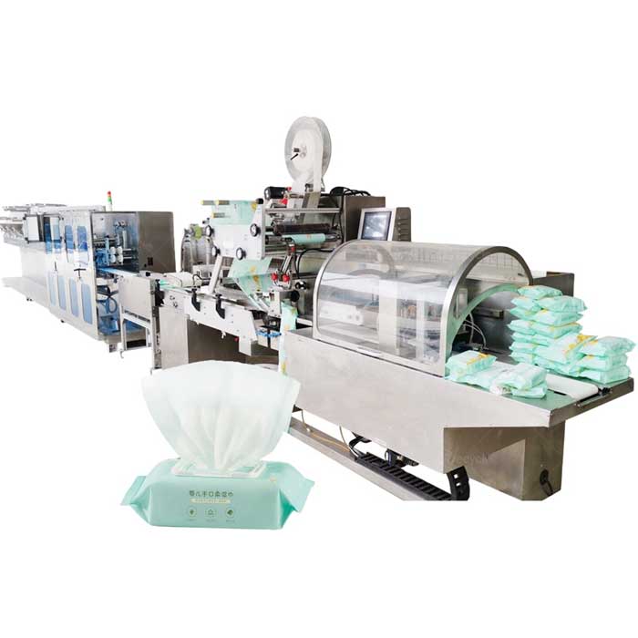 Automatic(30-120pcs/bag)Wet Tissue Packaging Machine