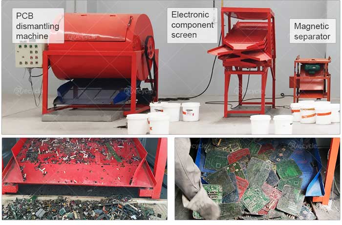 Circuit Boards Dismantling Recycling Machine