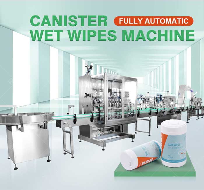 Canister Wet Wipes Making Machine